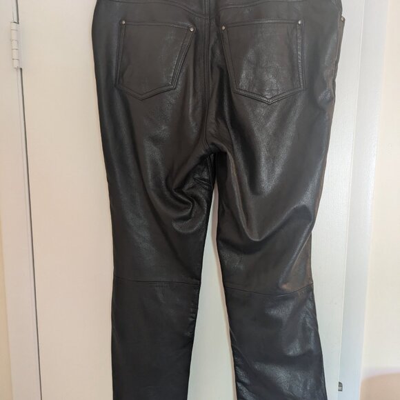 Mens Leather Pants Wilson Maxima - Picture 2 of 3